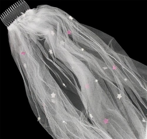 72cm large veil - comb, bride