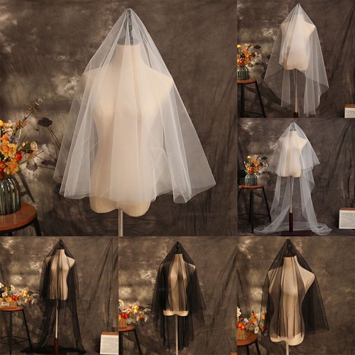 Long wedding veil white - wedding,