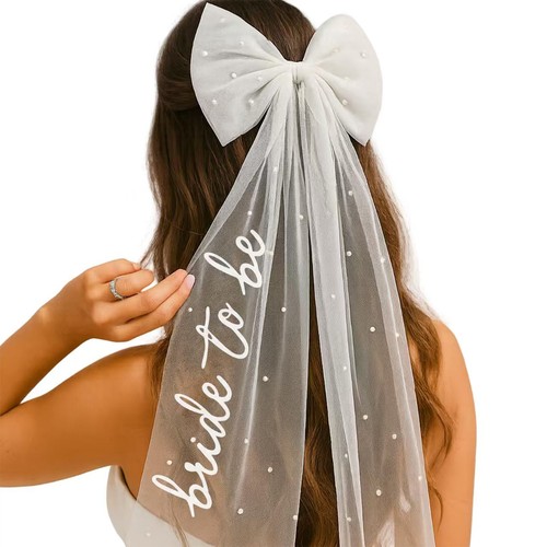 Bride veil bow with - bride,