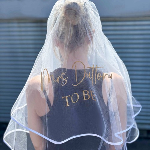 Personalised white bride - bride, be