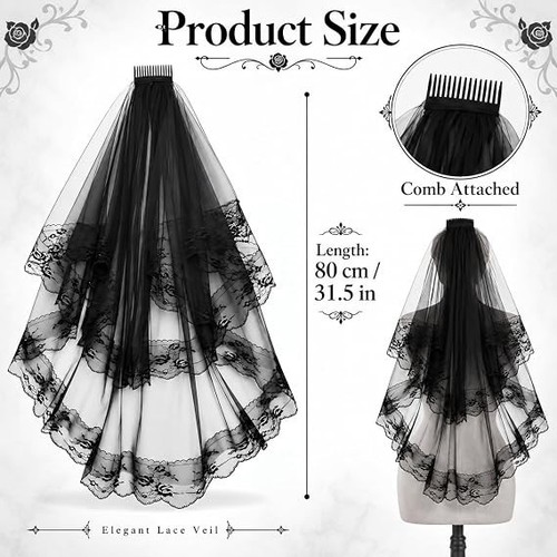 Halloween black lace - halloween,