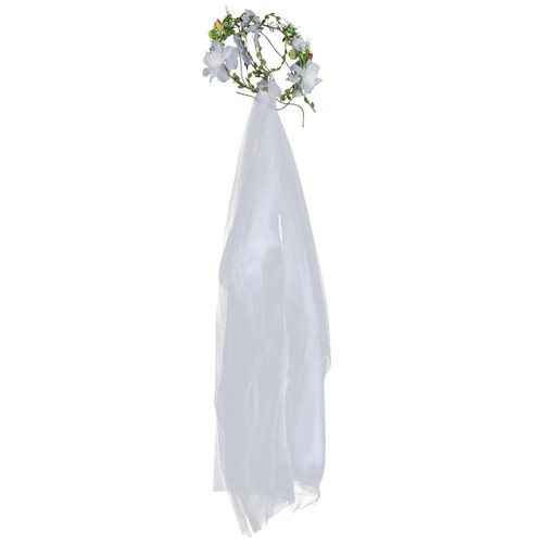 Reusable bride veil white lace - bride,