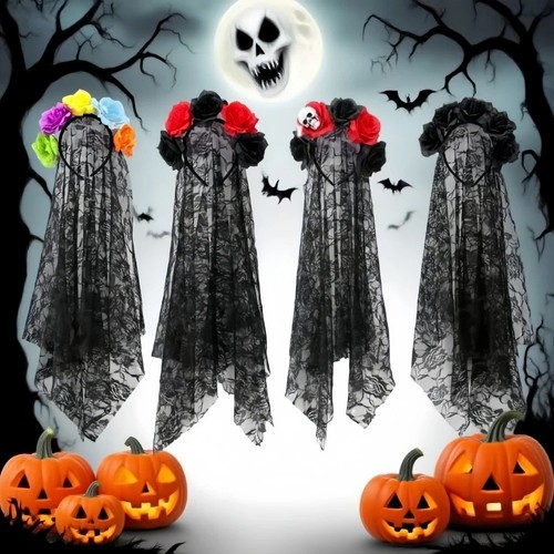 1pc rose skeleton ghost bride - 1pc,