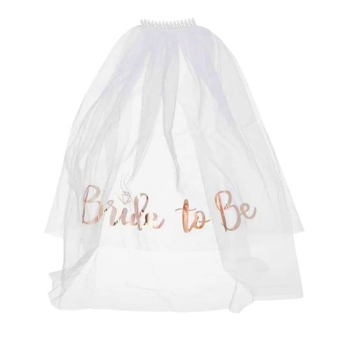 Bride veil white hen do - bride, be