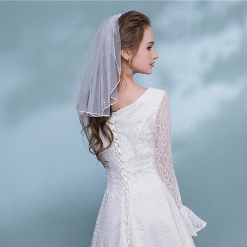 Durable white short wedding - short,
