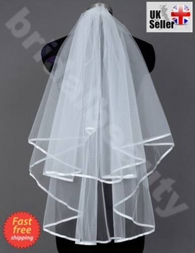 Tier elbow length wedding - tier,