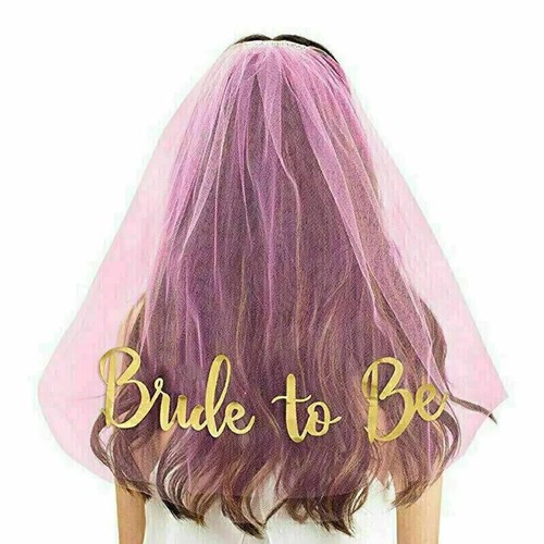 Veil hen party - pink, with