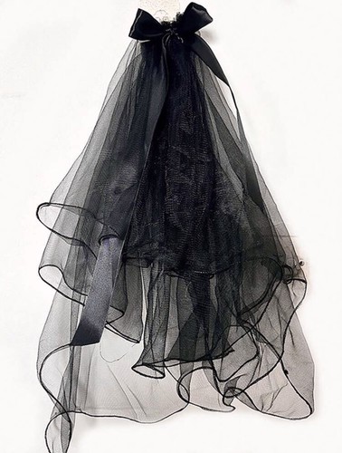Black bride mesh sheer wedding - sheer,