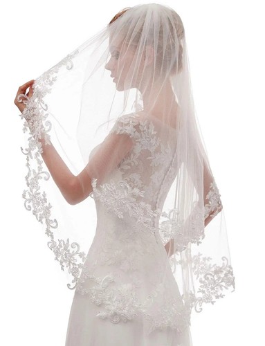 Bridal veil tier lace - bridal, 2