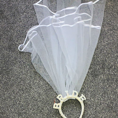 White rhinestone bride - rhinestone, 'bride'
