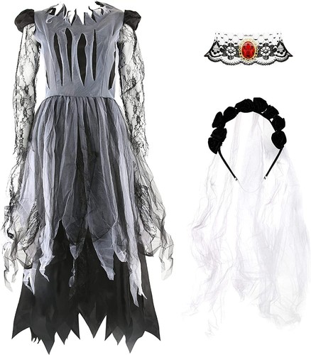Ladies ghost bride - bride, costume