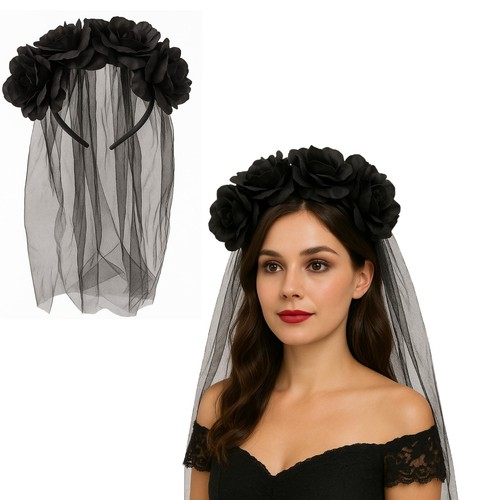 Gothic bride veil - bride,