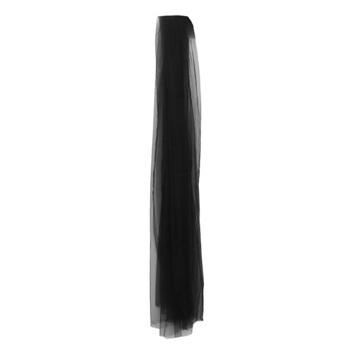 Black veil for bride long - black,
