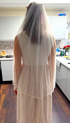 White tulle bridal - tulle, wedding