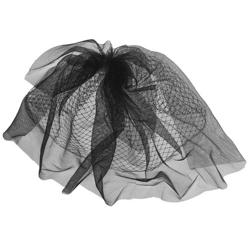 Black decorative bridal - black,