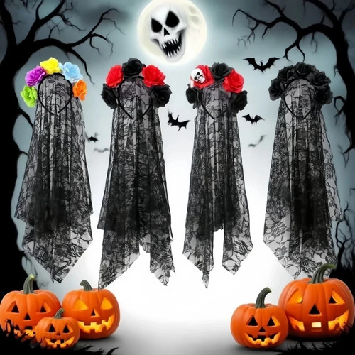1pc rose skeleton ghost bride - 1pc,