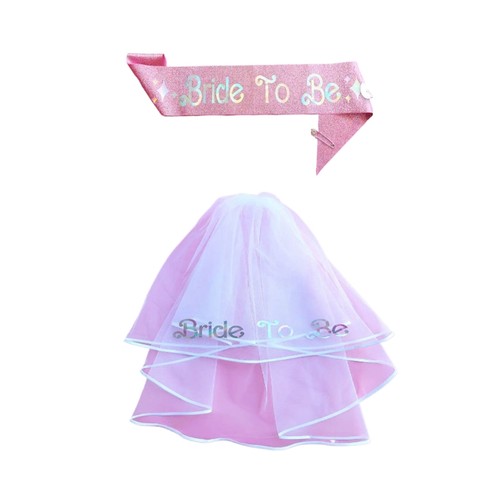 Bride sash veil bridal - sash,